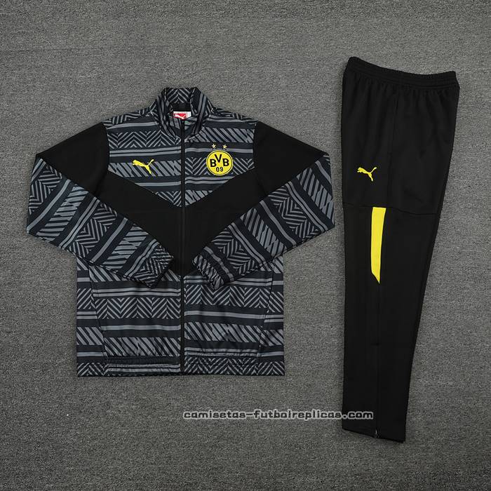 Chandal de Chaqueta del Borussia Dortmund 2022-2023 Gris